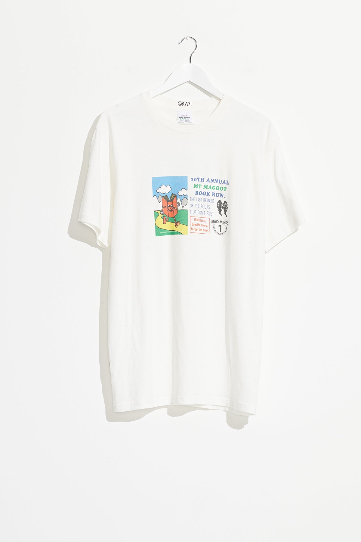 NUCLEAR FORT 50/50 REG SS TEE - WASHED WHITE