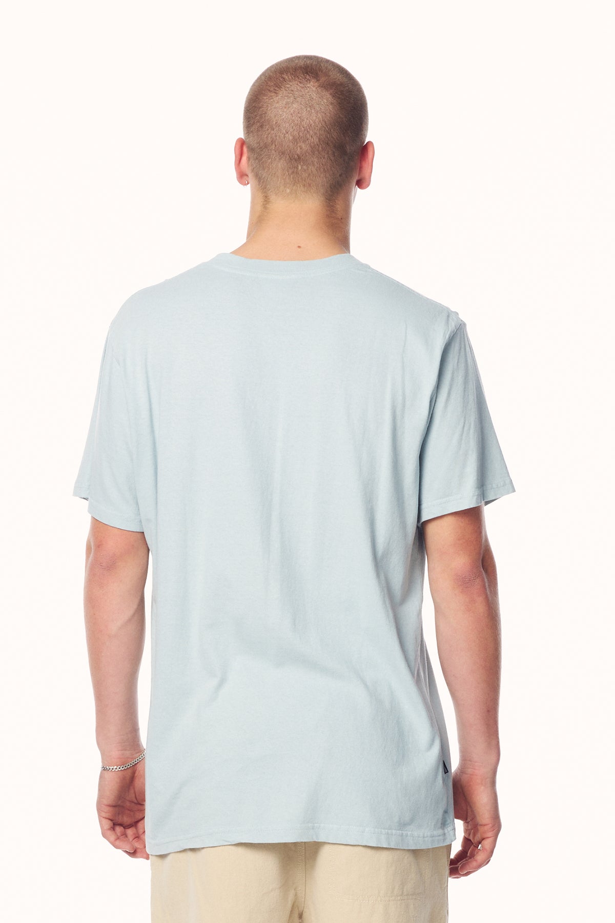 THERMAL SHOCK 50/50 SS TEE - Pigment Cloud Blue