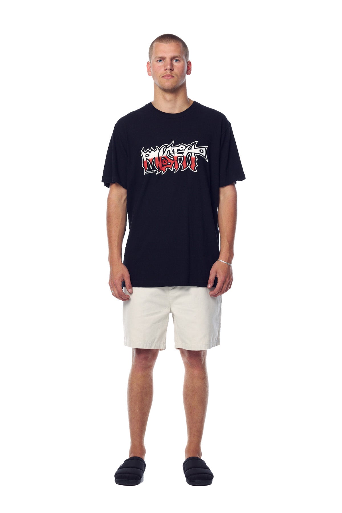 COWBOYS FROM HELP 50/50 SS TEE - Pitch Black