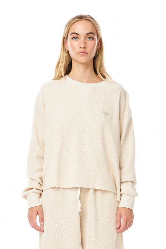 MANDOIA LS TOP - Oatmeal