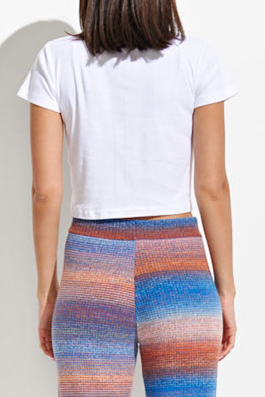 LES AWAKEN RIB TEE - White