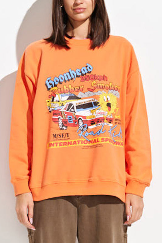 HOONHEADS OS CREW - BRIGHT PEACH