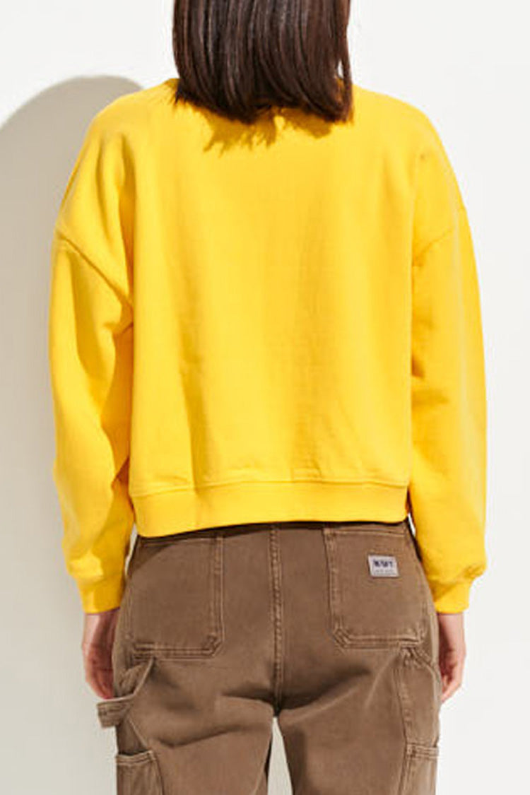 YUM CROPPED CREW - Buttercup