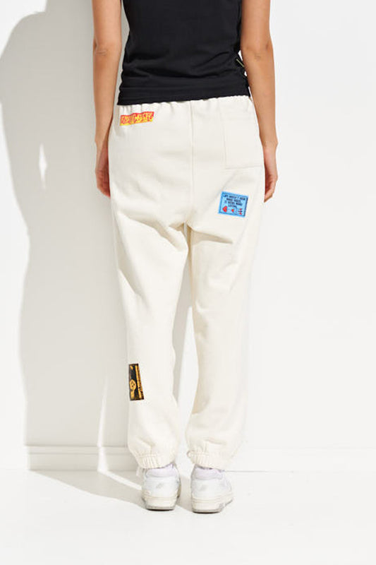 POUND FOR POUND TRACKPANT - THRIFT WHITE